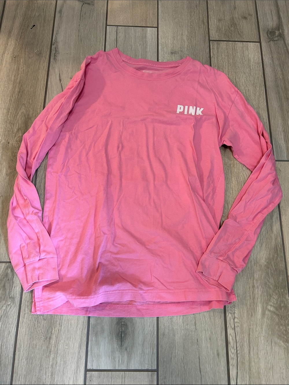PINK Victoria's Secret Long Sleeve Tee oversized